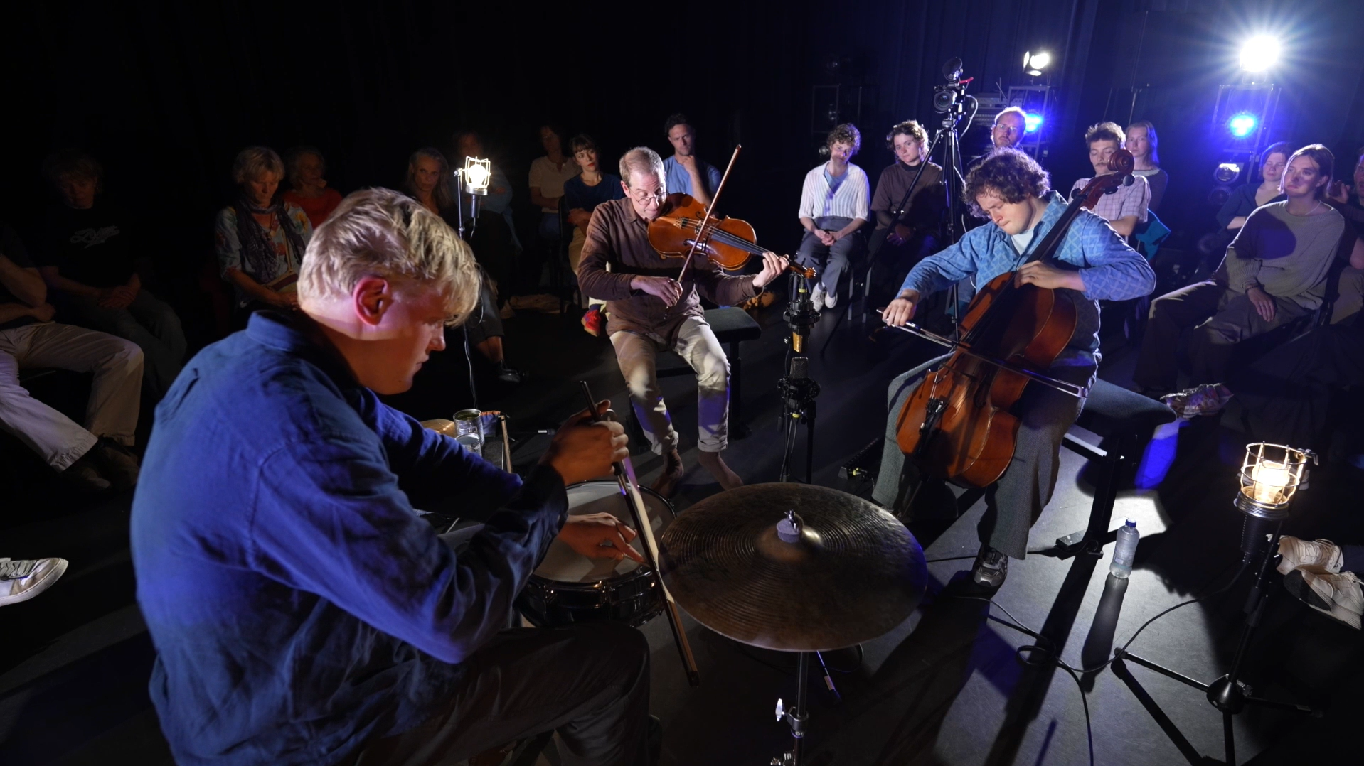 Vogelvrij - Album opnames - Improvisaties met Joshua Herwig, Oene van Geel & Marc Sentenie — Splendor, Amsterdam